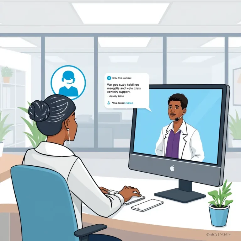 ChatGPT crisis helpline assisting employees in mental health