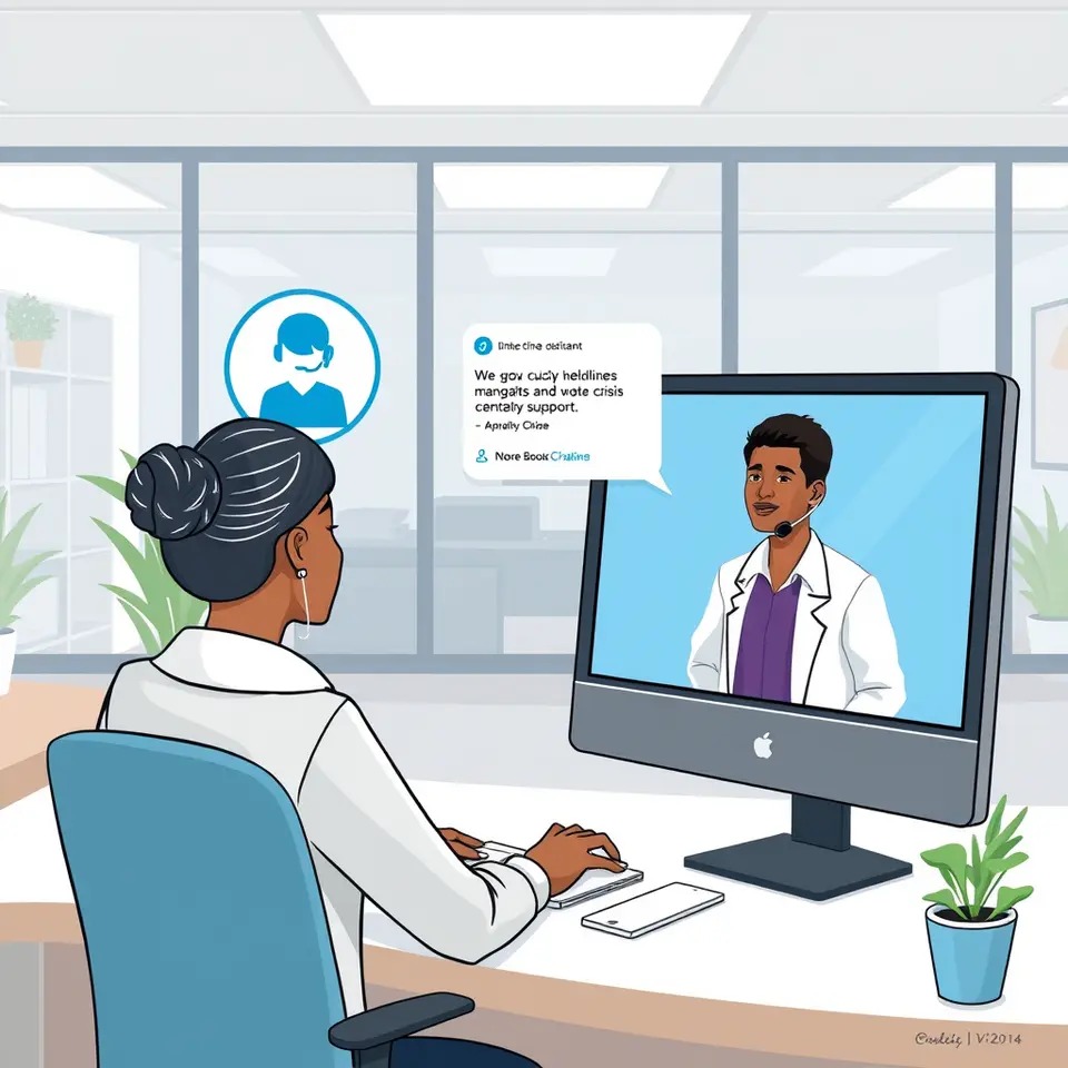 ChatGPT crisis helpline assisting employees in mental health