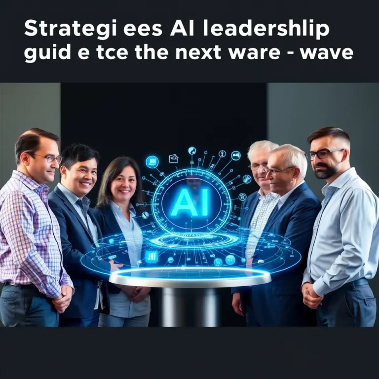 Executive team guiding AI leadership in the second wave