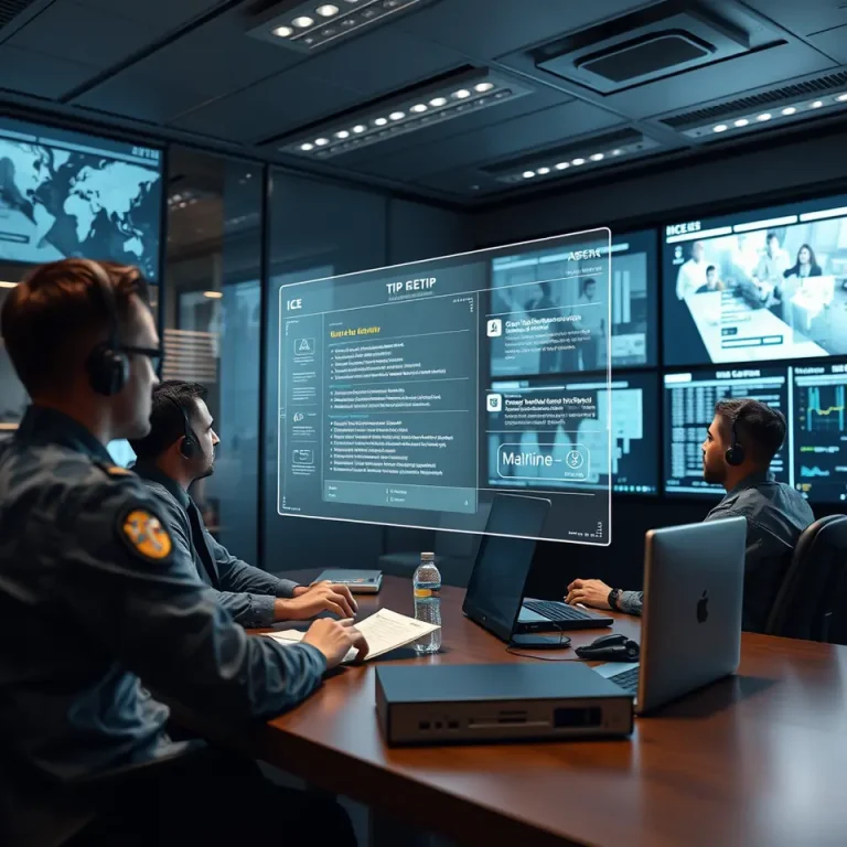 ICE Palantir AI system analyzing tip data