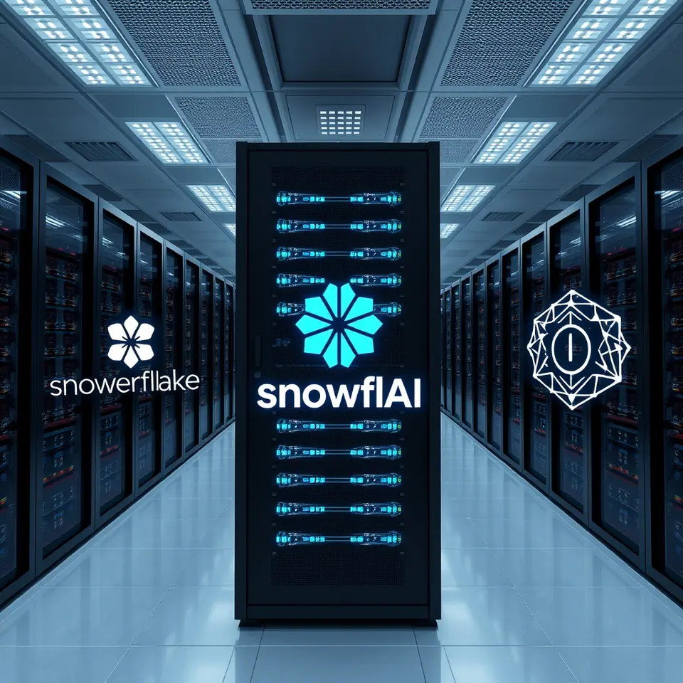 Snowflake OpenAI partnership visualizing AI‑enhanced data platform