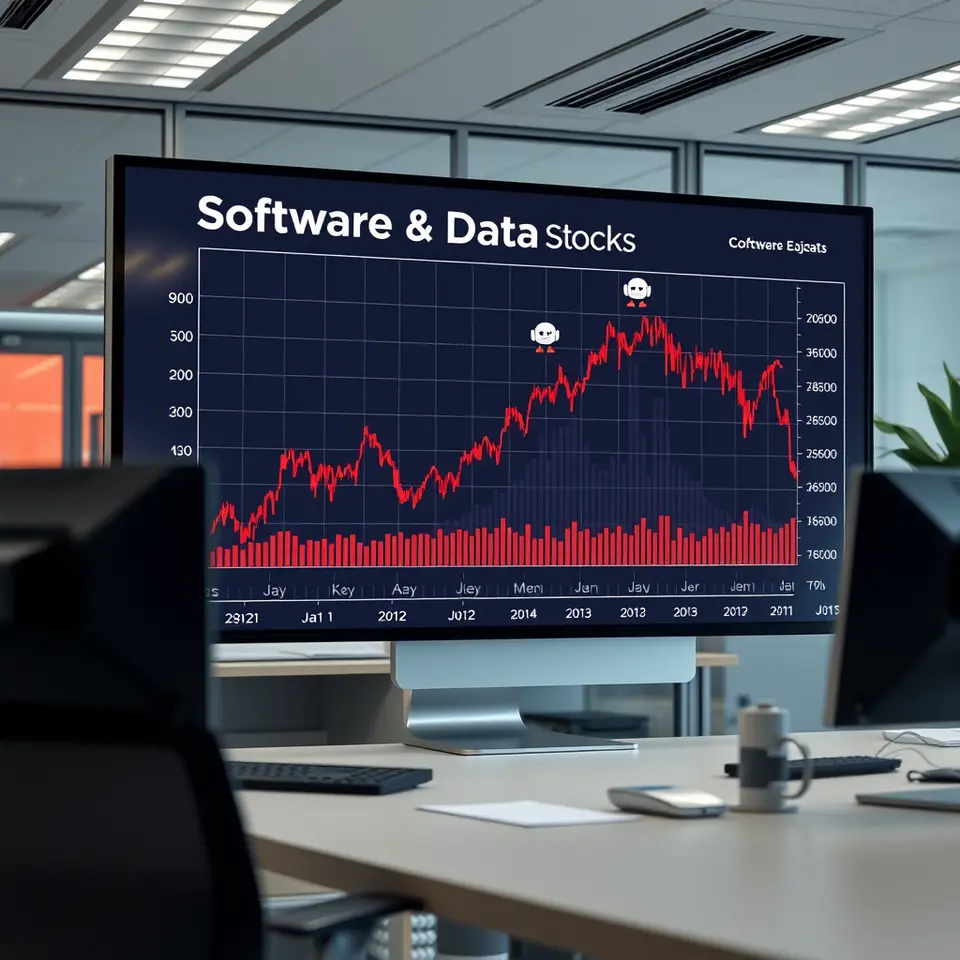 AI tools impact on software stock market
