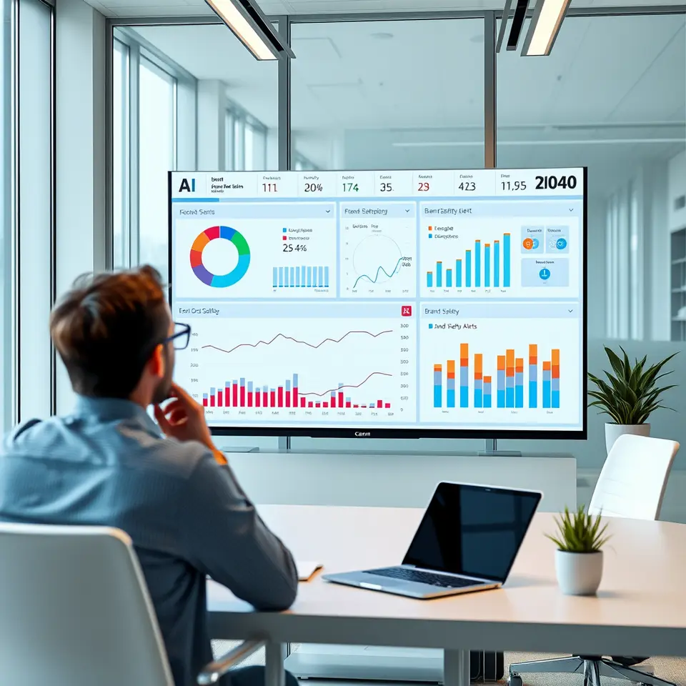 AI paid social tools analyzing ad costs and brand safety