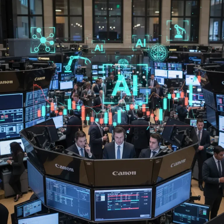 AI tools threaten stocks in market graphic