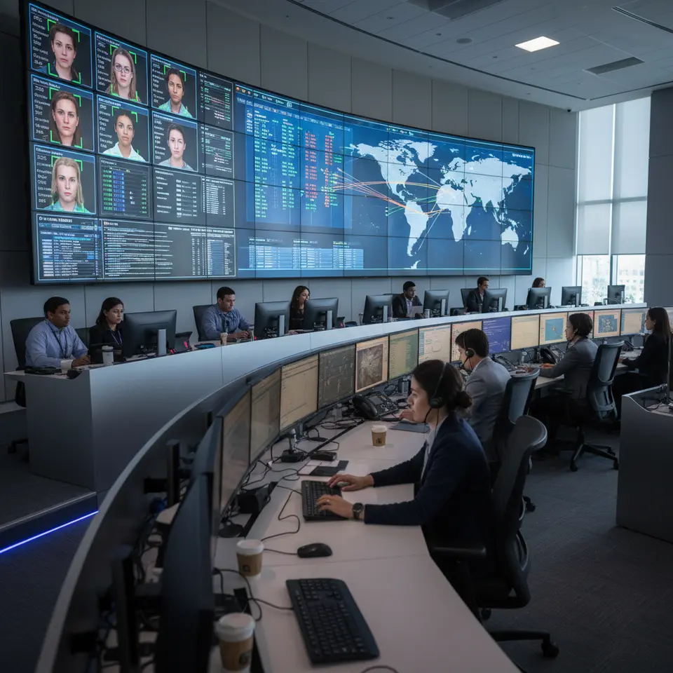 AI surveillance DHS monitoring travelers and data