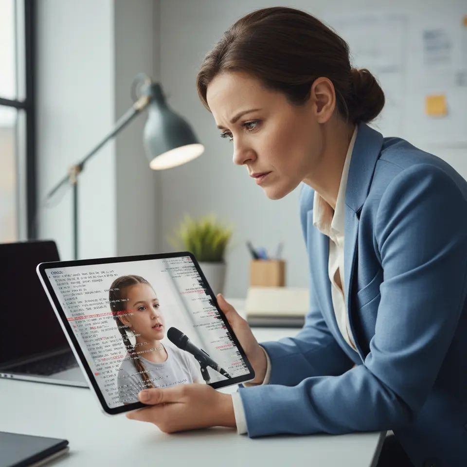 AI transcription errors affecting child welfare interviews