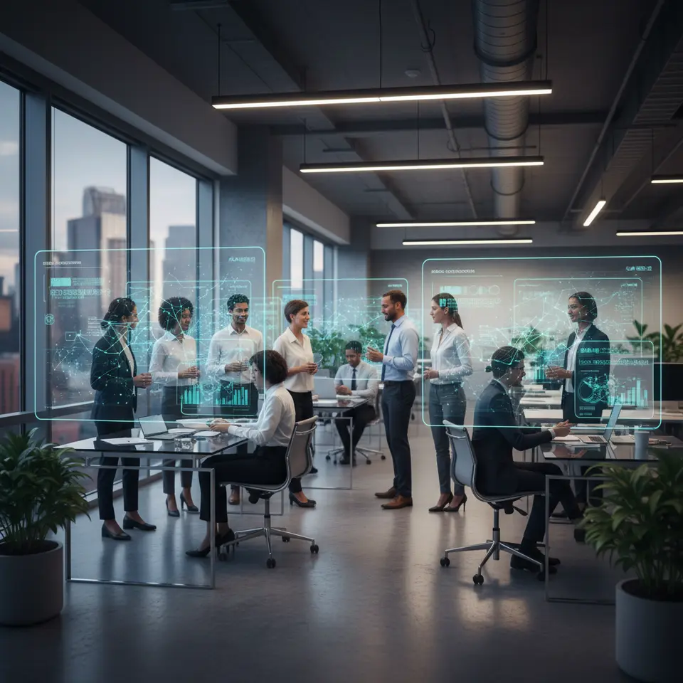 White-collar AI automation transforming office work