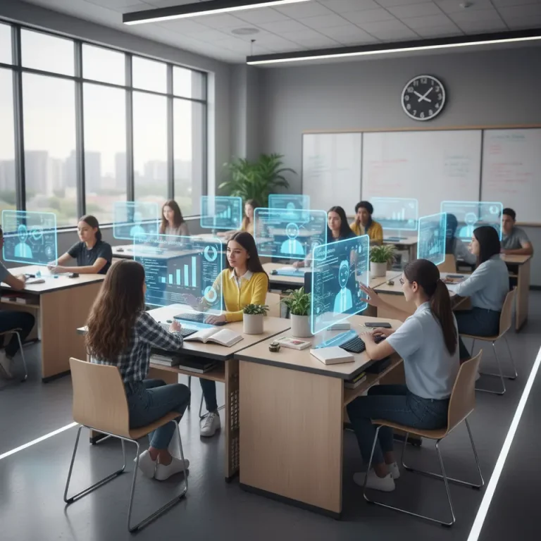 AI in schools classroom automation with student interaction