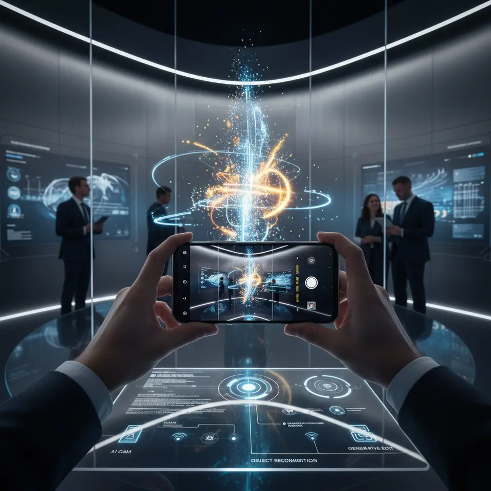 Samsung mobile AI photography tools preview