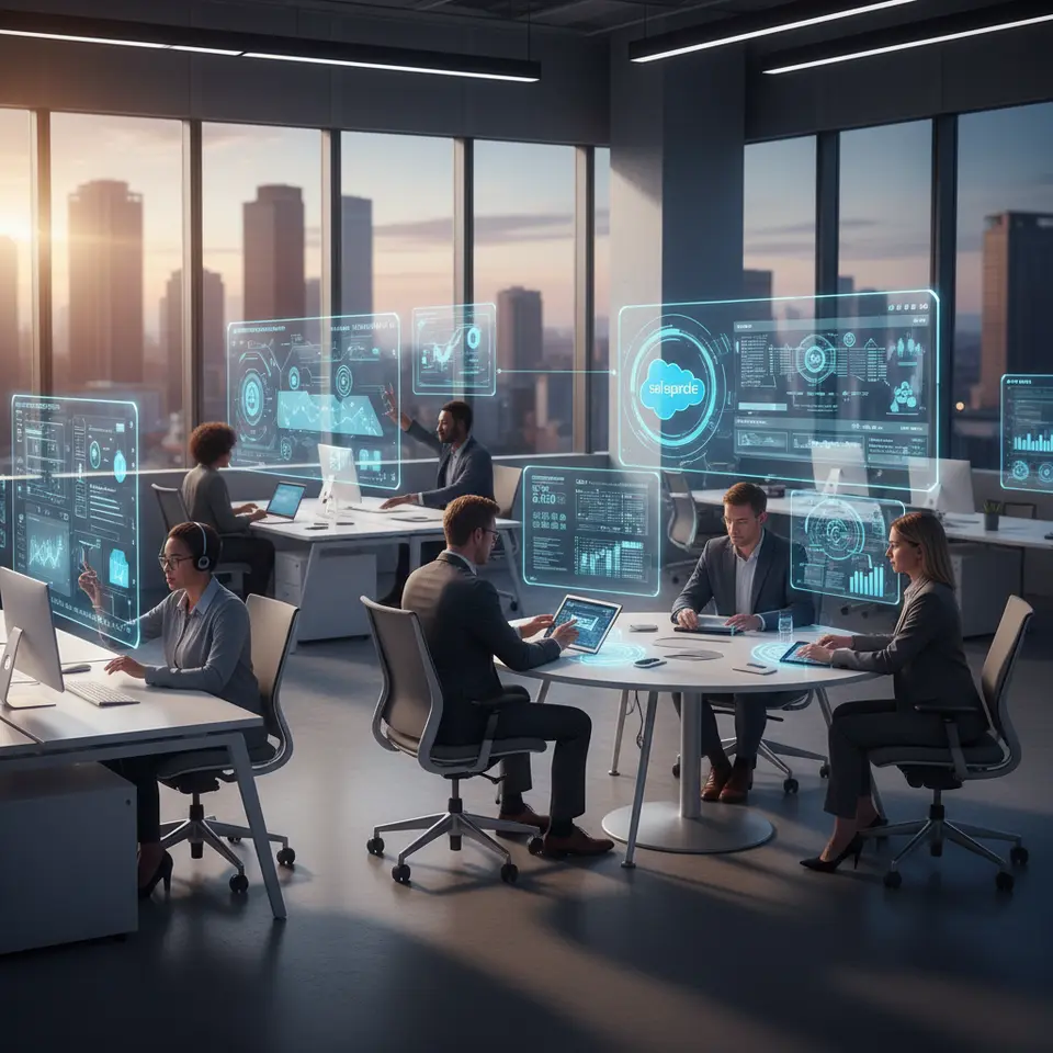 Salesforce AI automation workforce impact