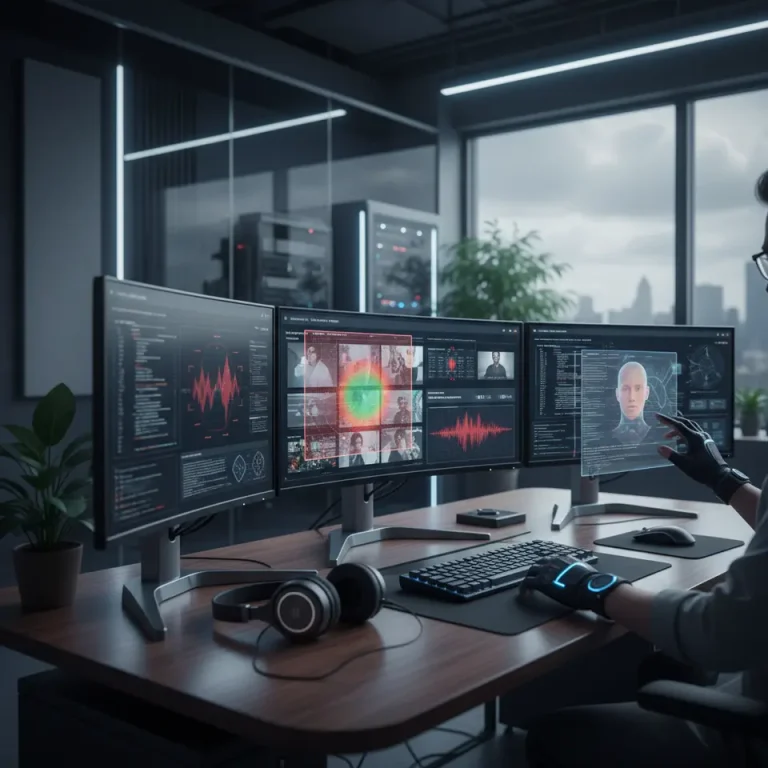 AI detection tools identifying fake images and videos