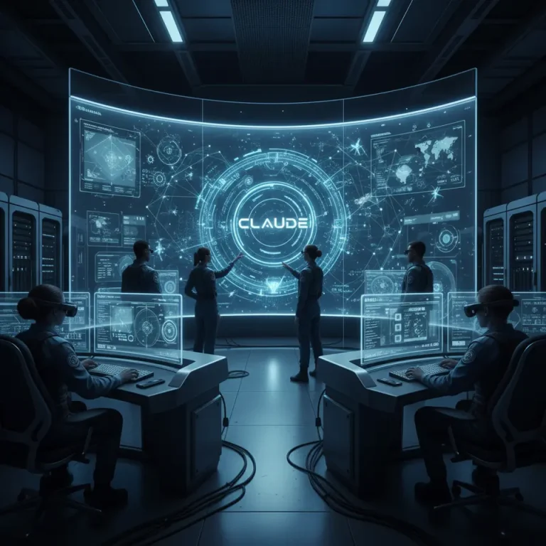 AI automation in defense operations with Claude AI