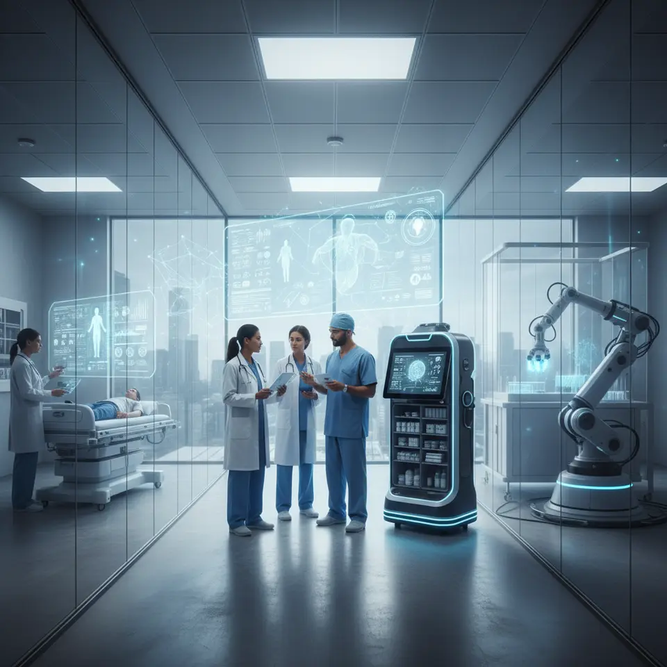 AI healthcare workforce transformation in action