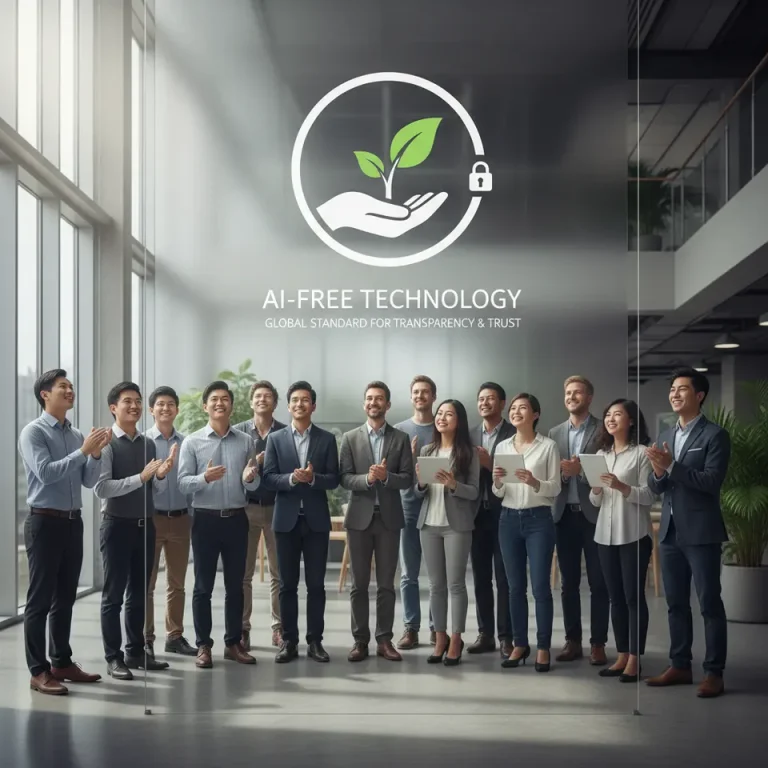 Symbolizing AI-free products and services